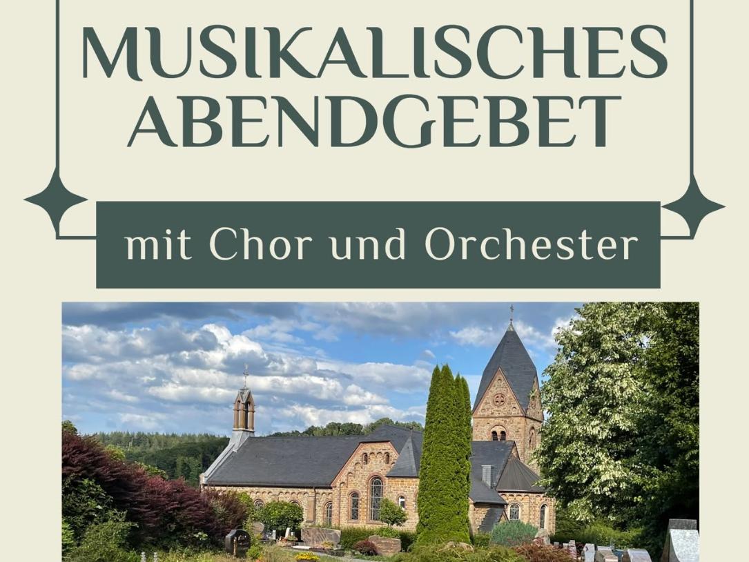 Flyer musikalisches Abendgebet klein