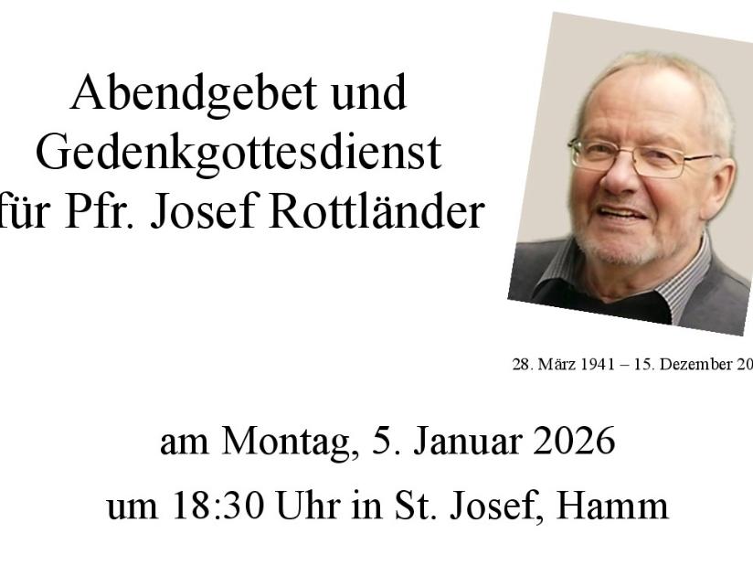 Gedenkgottesdienst Pfr. Rottländer 1
