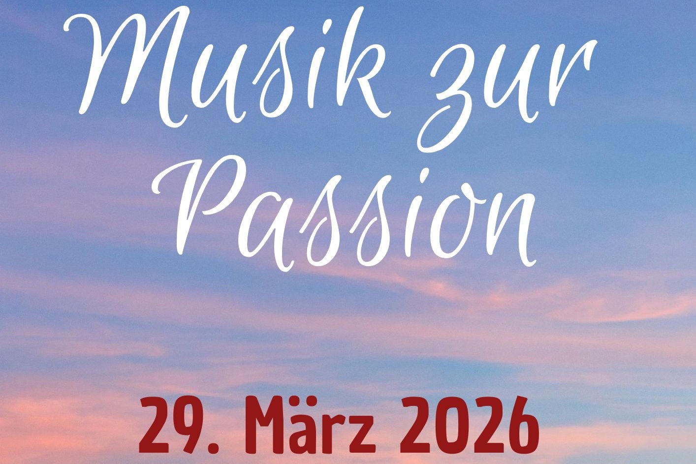 Musik zur Passion 2026